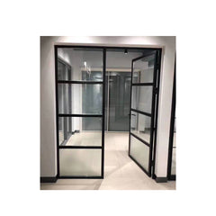 WDMA Aluminum Frame Glass Swing Door