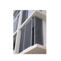 WDMA Hurricane Impact Burglar Proof Adjustable Aluminum Screen Shutter Jalousie Casement Window Louver