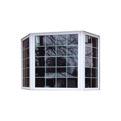 WDMA beveled glass windows Aluminum Fixed Window 