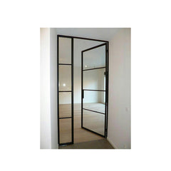 WDMA Israel Aluminium Secure Bulletproof Glass Door Shop Front Casement Door Price