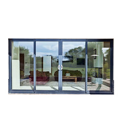 China WDMA Three Panel Sliding Glass Door