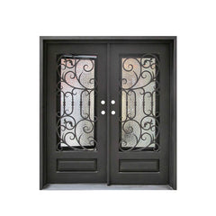 WDMA double door iron gate Steel Door Wrought Iron Door 