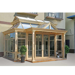 WDMA Prefabricated Veranda Glass Sunrooms Conservatory For Sale