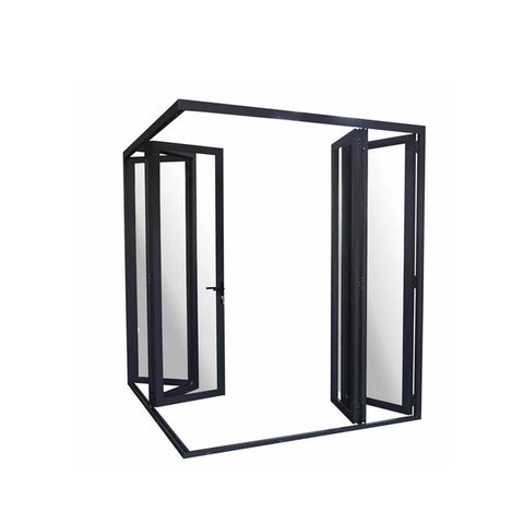 China WDMA glass folding door Aluminum Folding Doors 