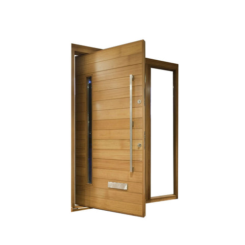 China WDMA Shandong Wooden Pivot Door