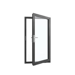 China WDMA stainless steel security door Aluminum Hinged Doors 