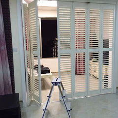 wholesale cheap china blind pvc window plantation shutters uk for patio door on China WDMA