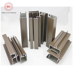 window and door frame 6063 brown anodized extruded aluminium on China WDMA