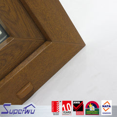 wood grain upvc sliding double glazing glass window and door on China WDMA